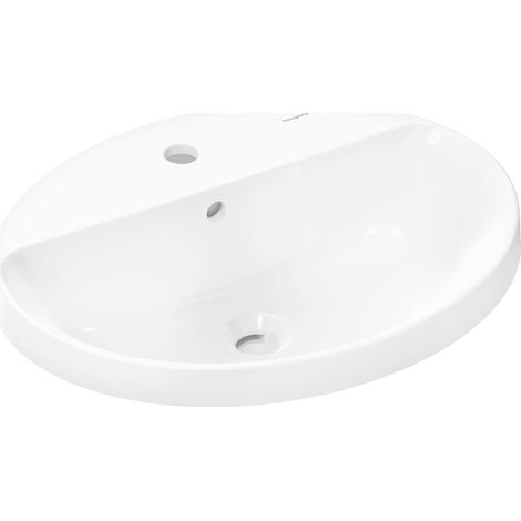 hansgrohe Xuniva D lavabo encastré, SmartClean, avec trop-plein, (1/3)