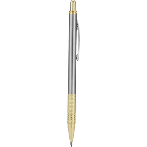 Diamant-Glasschneider, Anreißer, Metallschneidstift, Gravierer, Glasschneidwerkzeug (Gold) (1/5)