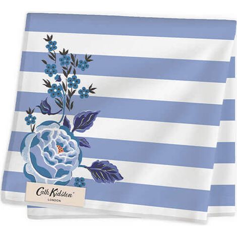 Cath Kidston Strawberry Garden Blue Set of 4 Napkins (1/5)