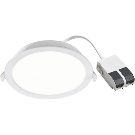 Spot encastré Manacor 18  Métal Blanc ,  H. 3,5 - IP20-44 - LEDModule /  Nordlux Intérieur (1/5)
