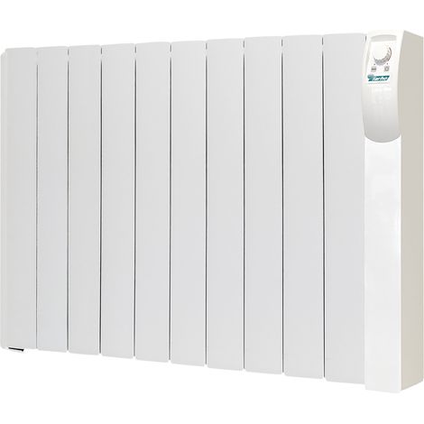 Farho Radiateur Électrique Nivo 1100 W - Émetteur thermique avec thermostat analogique 24/7. Pour pièces jusqu'à 18 m². Garantie 3 ans. (1/4)