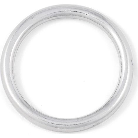 Anello tondo saldato Ø 5 x 30 mm. in acciaio Inox A4 - AISI 316 - 2 pz.
