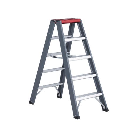 Altrex Falco FDO doble acceso  Escalera profesional 2x2–2x10 2x5 peldaños FDO5 Altura de trabajo 3.30m2x5 peldaños FDO5 Altura de trabajo 3.30m EN 131 NEN 2484