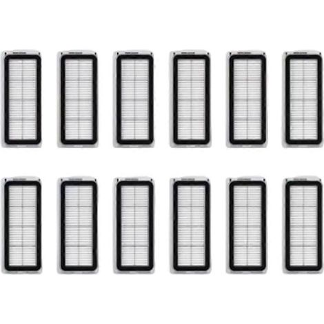 Lot de 12 filtres de rechange pour aspirateur Cecotec Conga X70 (1/5)