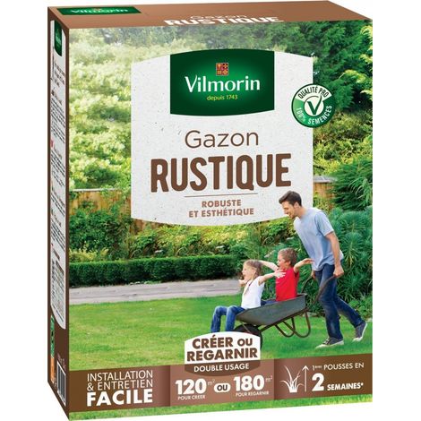 VILMORIN rustikales Rasensamen, 3 kg, 120 m² VILMORIN