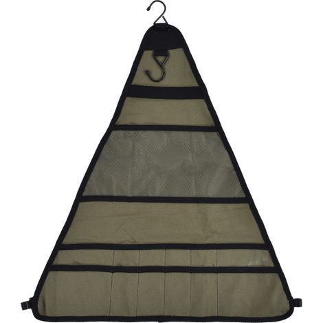 Sac de rangement pliable en Oxford pour couverts d'extérieur, idéal pour les barbecues et les pique-niques. Ce sac à suspendre est parfait pour ranger la vaisselle en extérieur. Il est idéal pour les (1/5)