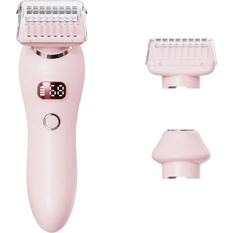 Rasoir électrique 2 en 1 pour femme, adapté au visage, au corps, aux jambes, aux aisselles, aux bras, humide et sec, étanche (1/5)