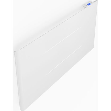 Radiateur électrique connecté 1000W – Double technologie de chauffe – Thermostat digital WiFi – Format horizontal blanc – Eternal (1/4)
