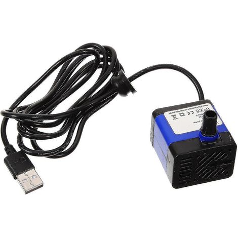 Pompe submersible silencieuse adaptée aux aquariums, bassins à poissons, étangs et fontaines de bureau, 26-27 secondes. (1/2)