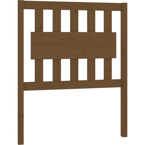 Maison Exclusive - Kopfteil Honigbraun 80,5x4x100 cm Massivholz K