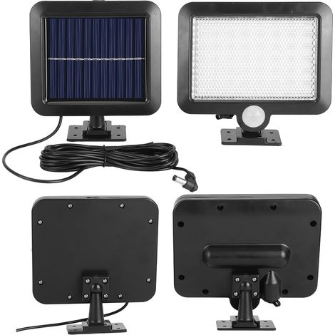 Lampe solaire multifonctionnelle à 56 LED, grande capacité, lampe solaire divisée pour l'éclairage domestique (1/5)