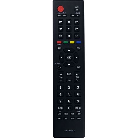 Télécommande TV Compatible avec Hisense EN-22654CD (1/5)