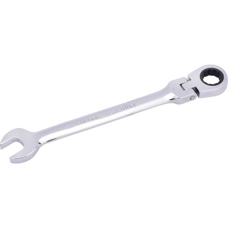 Draper 15mm Draper Hi-Torq&174 Metric Flexible Head Ratcheting Combination Spanner (52017) (1/5)