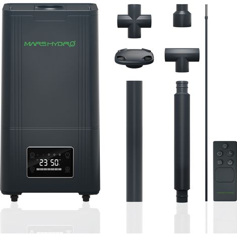 Mars Hydro – Humidificateur d'air 15L pour tentes de culture – Surface de couverture 80 m² – Autonomie 29h – Brume réglable – Tuyau d'extension inclus (1/5)