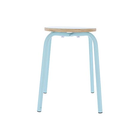 Taburete PARIS  altura del asiento 460 mm  turquesa