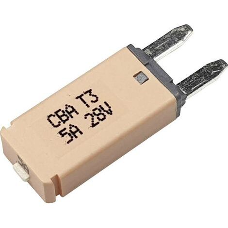Hansor Circuit Breaker Mini, type 3. Manual Reset, 5A CBA3 Series 5A Disjoncteur pour fusible plat s (1/5)