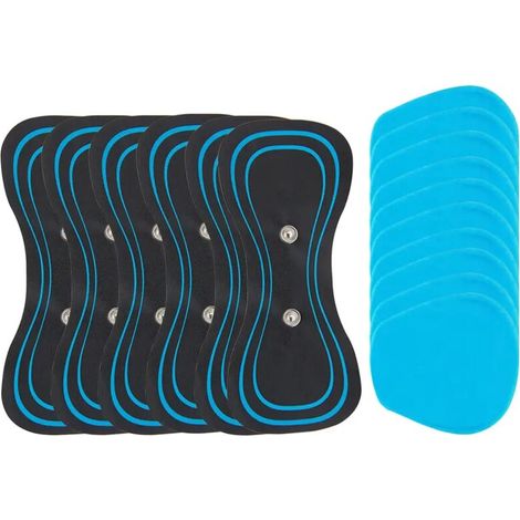 EMS massage pads for the neck and hips, replacement set, stickers for muscle pain relief 04168-AquaForge