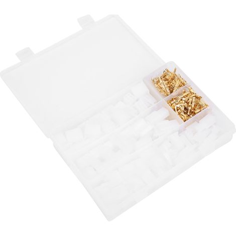 Lot de 380 bornes de connexion pour fils avec jeu fixe, fournitures industrielles 2,8 mm 2, 3, 4 et 6 voies (1/5)