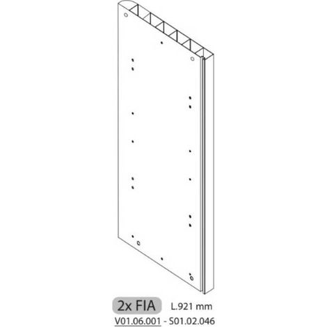 R 2X FIA S01.02.046 X COPRICALDAIA RESINA HIMALAYA C/SERRANDA 59X39X98H