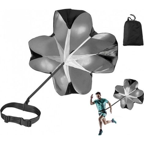 Lauf- und Schleppfallschirm – mit Tragetasche – Fitnessfallschirm – Krafttraining – Sport-Widerstandsgeräte – Sprintfallschirm (1/5)