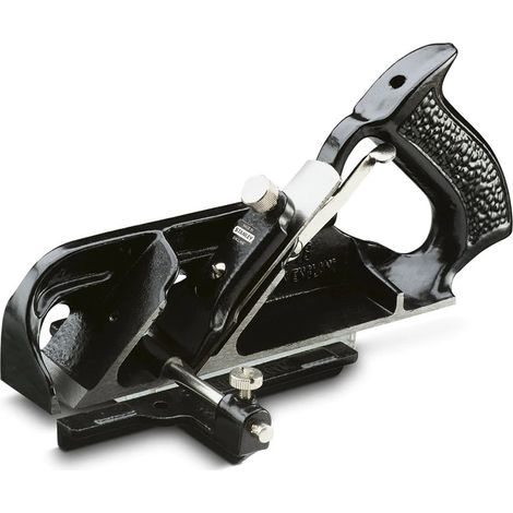 Stanley – Rabot à feuillure 78 pour bois dur – Semelles rectifiées – Poignée réglable – Largeur lame 38 mm – Longueur lame 254 mm