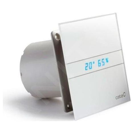 Sapho Cata E - Ventilateur axial de salle de bains avec ventilateur automatique E-150 GTH, 21W, conduit 150 mm, blanc 00902200 (1/5)