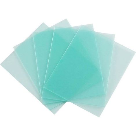 GROOFOO NC Lot de 10 verres de rechange pour casque de soudage à lumière variable pour soudure industrielle - 138 X 126mm