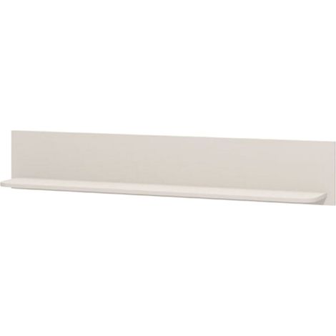 Regal Magnago, ein Regalbrett, Tragfähigkeit 5 Bretter, 137,5x21x24h cm Weiß