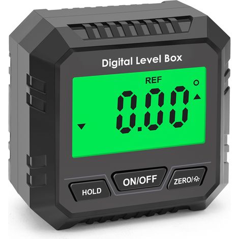 Digitaler magnetischer Neigungsmesser mit absoluter und relativer Messung, Winkel- und Neigungsumrechnung, hintergrundbeleuchtetem LCD-Bildschirm, vielseitigem Neigungsmesser