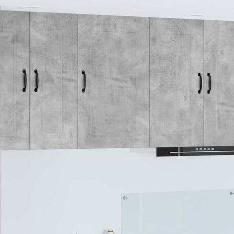 vidaXL Panneau de lave-vaisselle Kalmar Gris béton 50 x 31 x 80 cm (1/5)