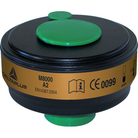 Boîte de 4 cartouches filtrantes A2 M8000 - DELTA PLUS - M8000A2