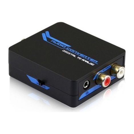 Convertitore Audio Digitale Toslink Coassiale a Audio Analogico (1/3)