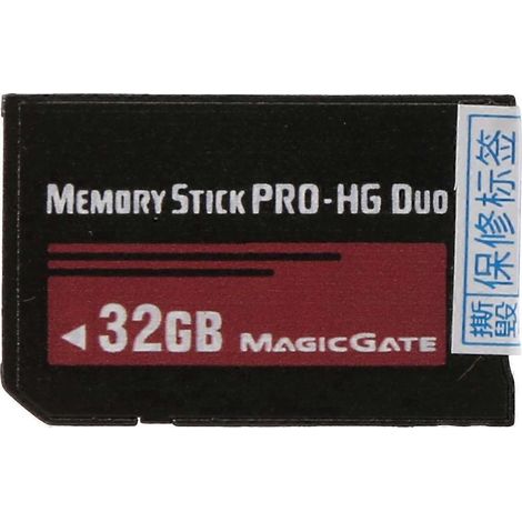 Carte mémoire Memory Stick MS Pro Duo 32 Go pour appareil photo PSP (1/5)