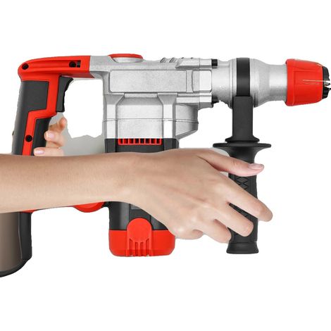 Marteau perforateur rotatif électrique, puissance de 2200W, vitesse de 0-930tr/min, UE (1/5)