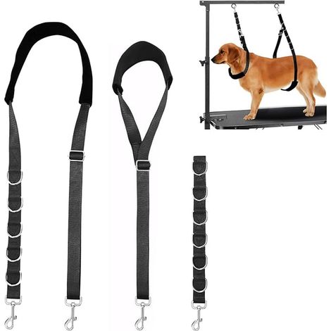 Bande De Sangle Ventrale De Toilettage Chien Boucle De Retenue De Bain RéGlable Nylon Bain De Plomb Chat Chiot Chaton Petits Chats Moyens Chiens Coupe De Cheveux Lavage (1/5)