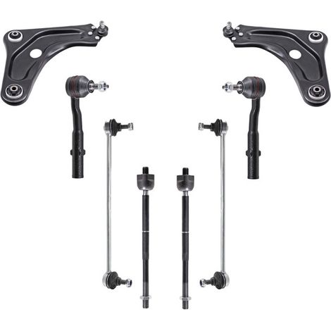 KIT BRACCIO OSCILLANTE 8 PEZZI COMPATIBILE CON CITROËN C3 AIRCROSS II (2R, 2C) 1.2 Pur / Kit Sospensione Completo OE/OEM / Bracci Oscillanti + Testine Sterzo / Sostituzione Diretta OEM