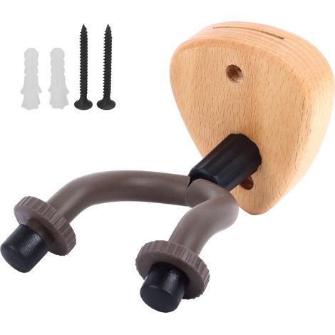 Support mural pour guitare, crochet de rangement minimaliste, fixation acoustique et électrique, présentoir mural pour maison et magasin d'instruments, sans hygromètre (1/5)