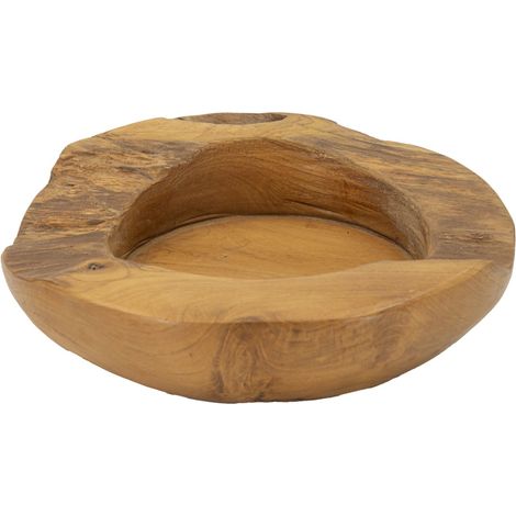 Plateau en teck Erusi Cm Ø 20X6 (1/5)