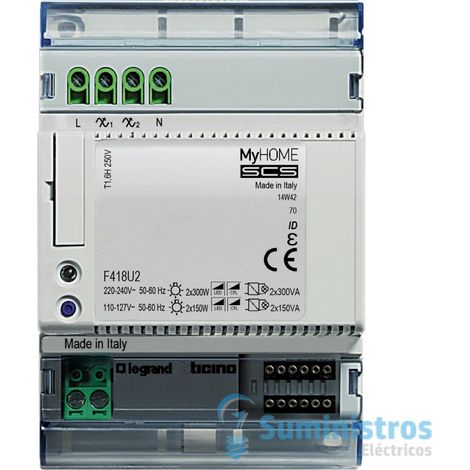 BTIF418U2 Regulador de intensidad de dos canales para gestionar LED regulables
