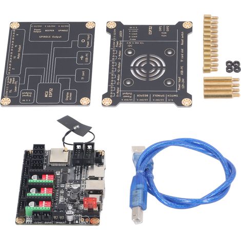Steuerplatine für Lasergravierer MKS DLC32 V2.1 Offline-Steuerung 32-Bit WLAN-Graviermaschinen-Motherboard und Schutzgehäuse (1/5)