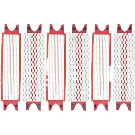 Set mit 6 Mikrofaser-Mopps, kompatibel mit Vileda UltraMax XL wiederverwendbaren Flachmopps, maschinenwaschbar