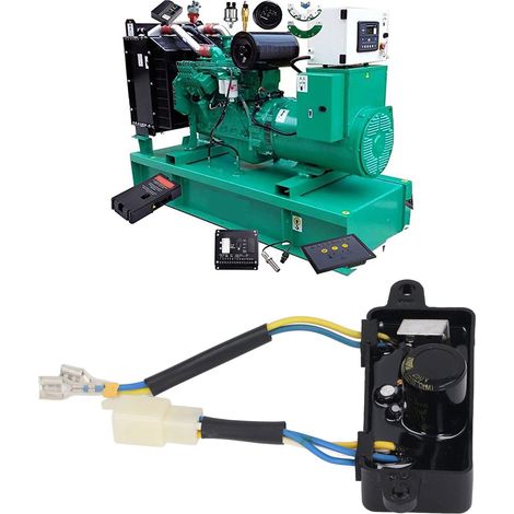 Accessoires pour groupe électrogène à essence AVR-2,5 kW : régulateur de tension AVR, stabilisateur de tension monophasé à six fils (1/5)
