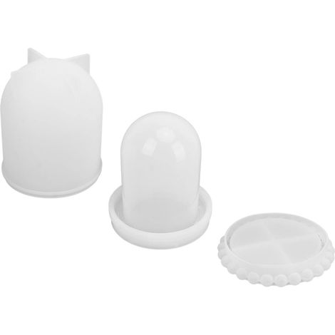 DIY-Würfelform, transparente Silikonform für Schmuck und Sammlerstücke, ideal für Heimdekoration und Partys. (1/5)