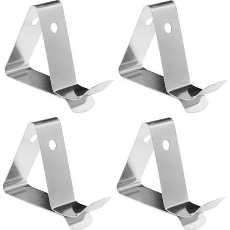 Set di 4 clip per sonde termometro in acciaio inossidabile, supporti per sonde di temperatura per tazze e pentole. (1/5)