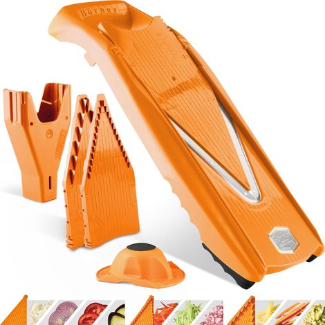 1 Coupe-Légumes Mandoline Lame Acier Inox Réglable Insertion Multiple Cuisine (1/5)