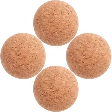 4 bouchons liège, 61 mm, bois, naturels, ronds, fermeture étanche (1/5)