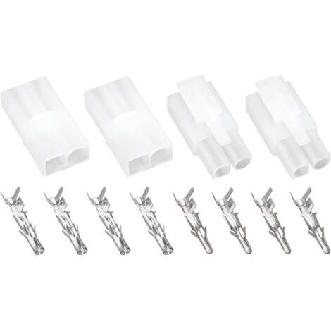 2 Pack Battery Charger Electrical Cable Connectors Compatible with Optimate Terminals Male and Female Connectors (1/5)
