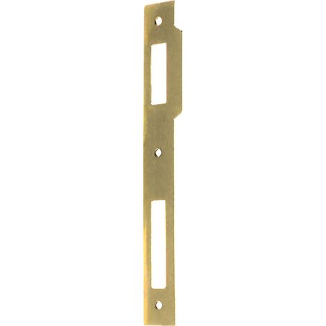 Contropiastra per Serratura B.q. Ottonato Interasse Bonaiti Patent 90 mm