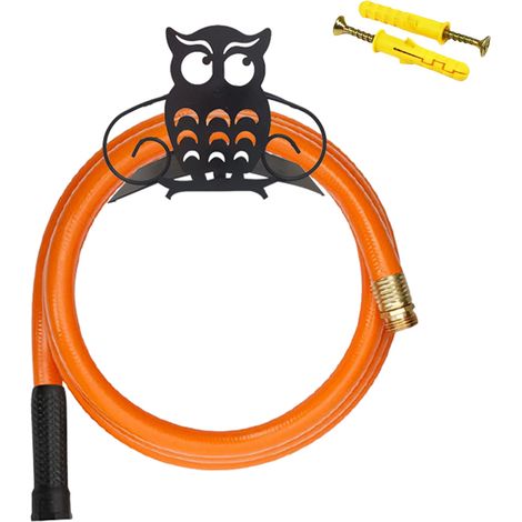 Gartenschlauchhaken Schafmotiv Orange Dekorativer Eisenhaken für den Garten, robuste Wandhalterung (33 x 19 x 14,5 cm) (1/5)