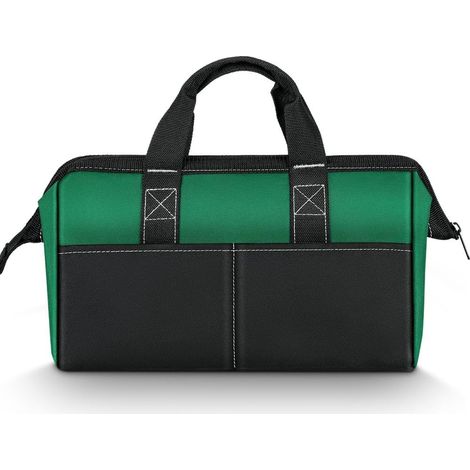Bolsa de herramientas de 15 pulgadas, 37 x 21 x 26 cm, bolsa de herramientas compacta, nailon resistente de 1680 deniers, ideal para aficionados al bricolaje y artesanos - Bolsas de herramientas (1/5)